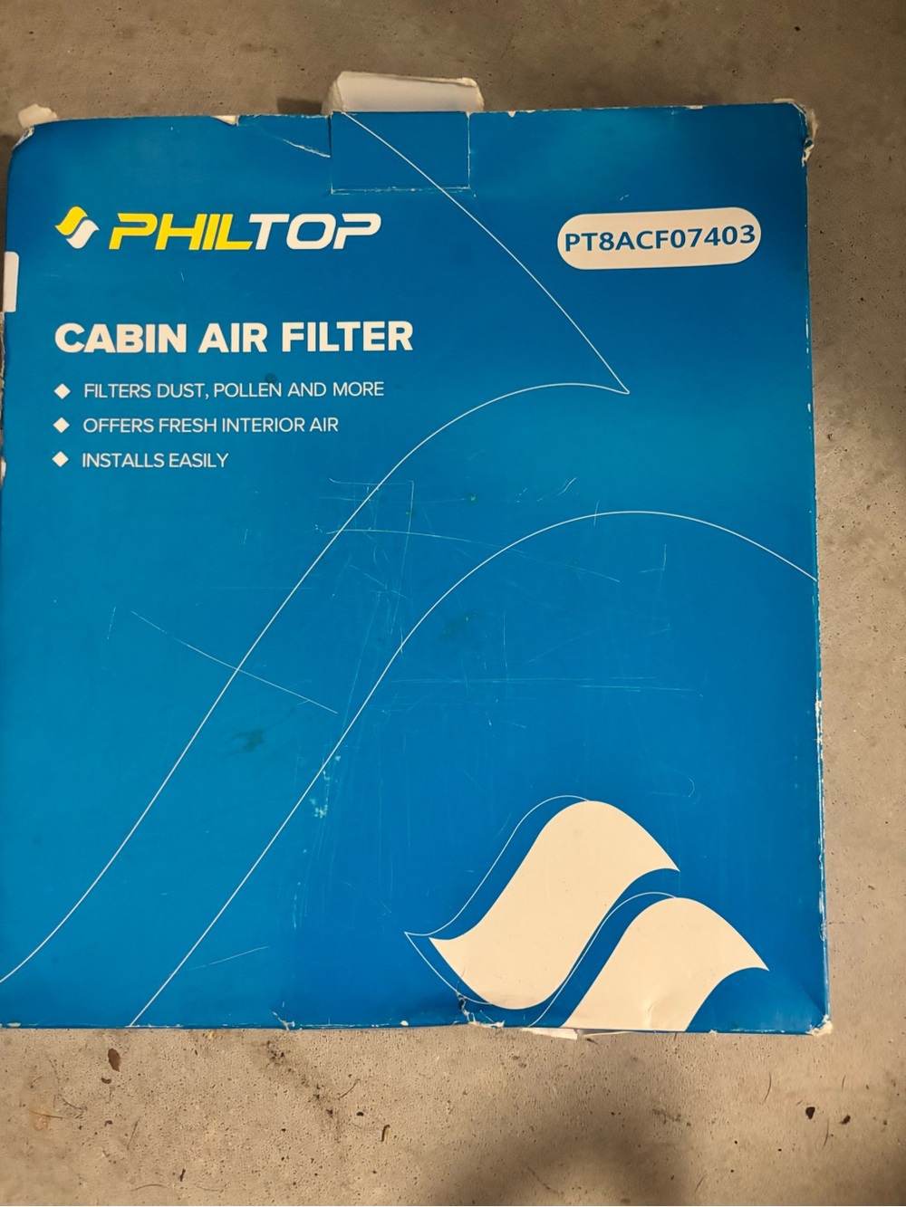 PhilTop Blue Cabin Air Filter - PT8ACF07403